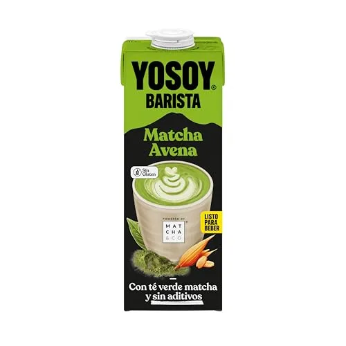YOSOY ▫️ Barista Matcha Bebida Vegetal - matcha latte com aveia, sem açúcares adicionados, embalagem de 6 x 1 L 3