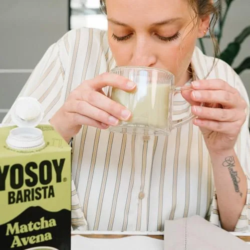 YOSOY ▫️ Barista Matcha Bebida Vegetal - matcha latte com aveia, sem açúcares adicionados, embalagem de 6 x 1 L 7