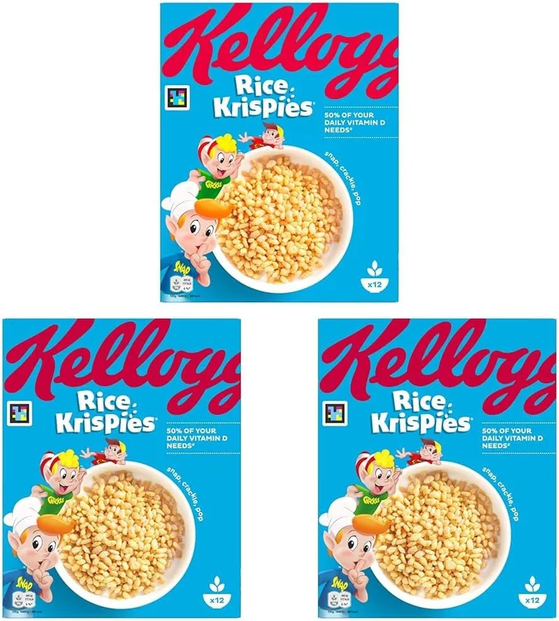 Kellogg's ▫️ Rice Krispies (Embalagem de 3)