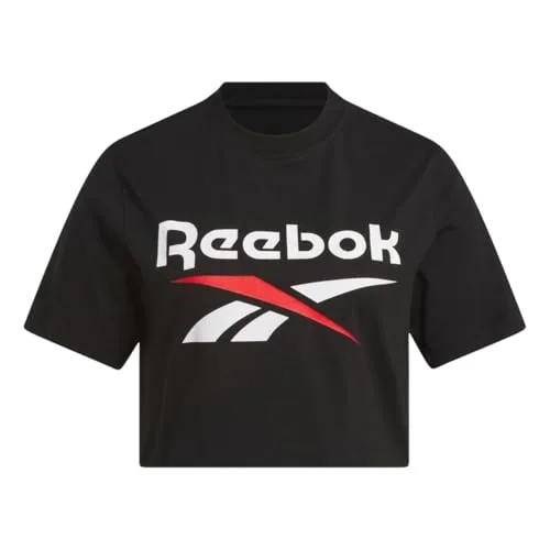 Reebok ▫️ Camisola curta de manga curta Sadie 2 Colour Logo CRW para mulher 5