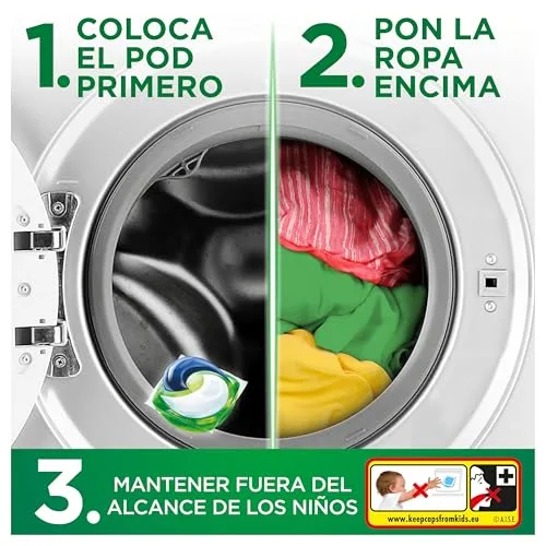Ariel ▫️ PODS Platinum Detergente Líquido para Máquina de Lavar Roupa, 76 Cápsulas/Pastilhas, Sabão com Poder Extra para Remoção de Manchas, Limpeza Profunda 5