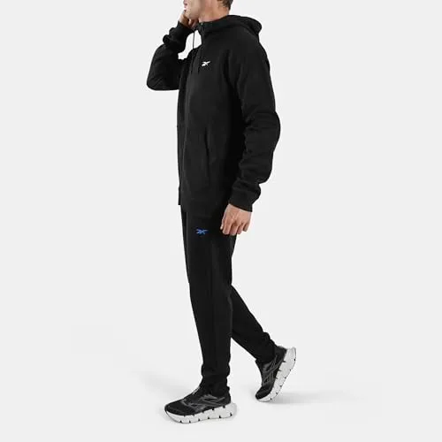 Reebok ▫️ Camisola com capuz e fecho completo Athlete Doubleknit para homem 3