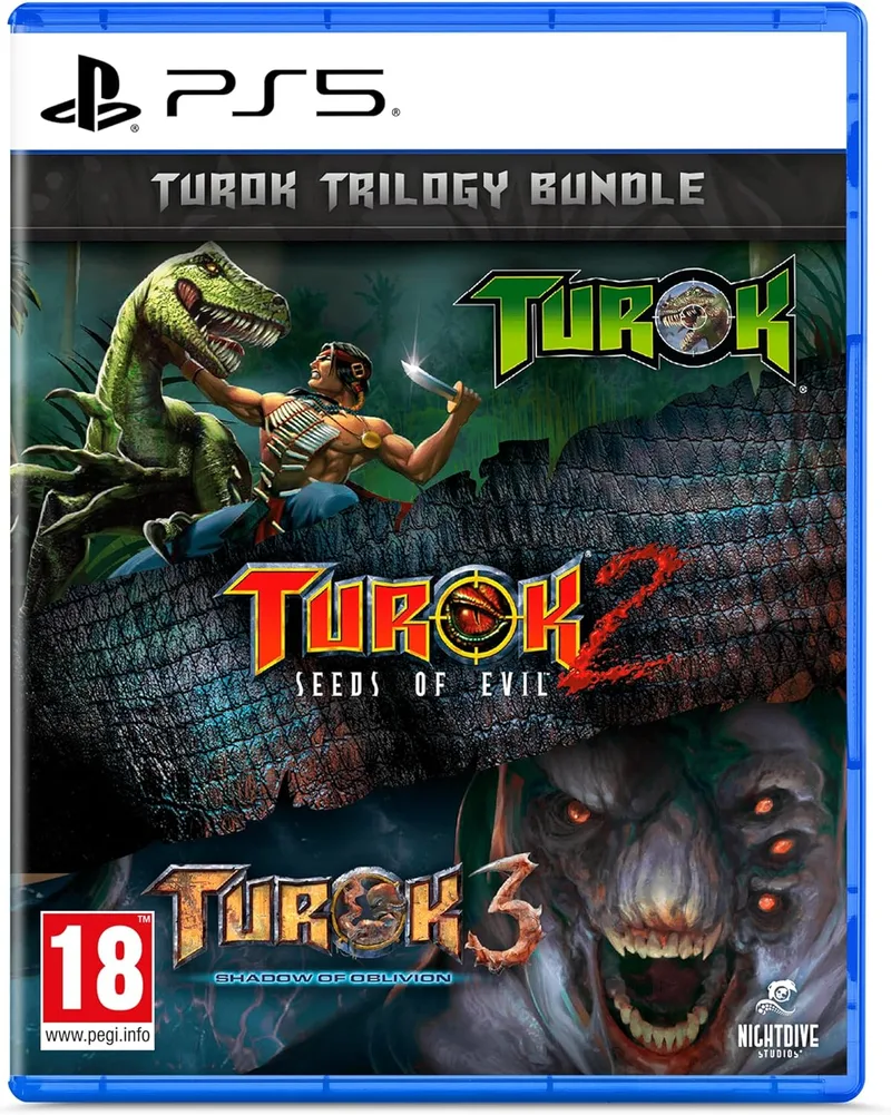 Atari ▫️ Pacote da Trilogia Turok - PS5