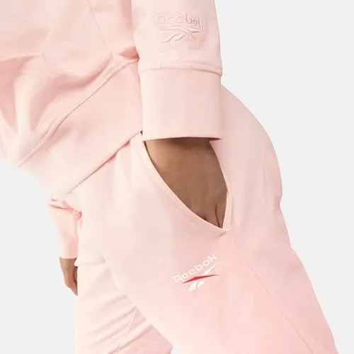 Reebok ▫️ Calças ID Small Logo em malha felpuda francesa - Calças para mulher 2