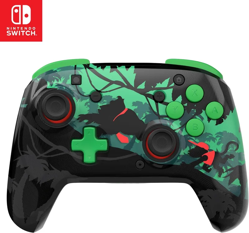 Turtle Beach ▫️ Comando de jogo sem fios Rematch Donkey Kong para a Nintendo Switch, também funciona com a Nintendo Switch 2 (o botão C não está presente neste comando)