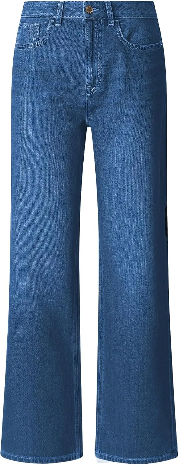 Pepe Jeans ▫️ Calças de Ganga Rectas Uhw Lexa - Calças de Ganga para Mulher