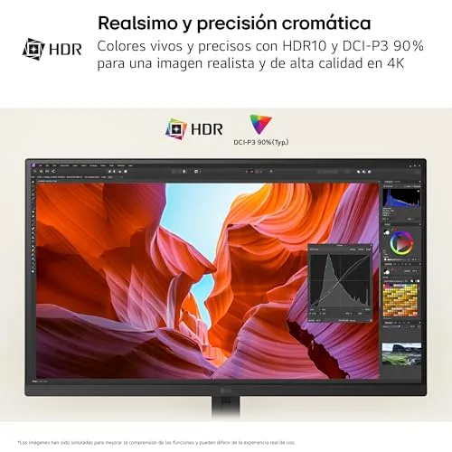 LG ▫️ Monitor Ultrafine 32U720A-B - 32'', UHD (3840 x 2160), VA, Preto 4