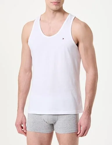 Tommy Hilfiger ▫️ Camisolas de alças para homem - Conjunto de 3 camisolas de alças com gola redonda 2