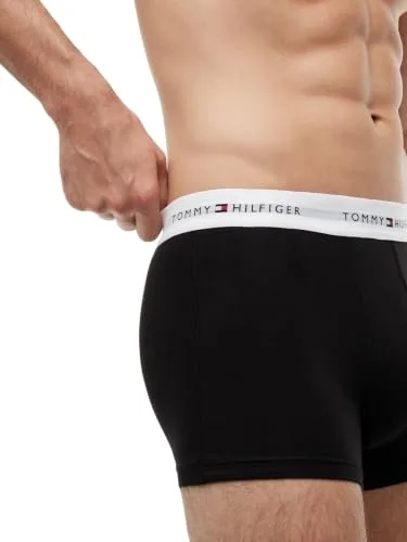 Tommy Hilfiger ▫️ Conjunto de 5 cuecas boxer para homem, em algodão elástico 4