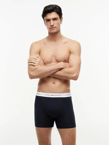 Tommy Hilfiger ▫️ Cuecas boxer para homem, embalagem de 3 peças, em algodão 6
