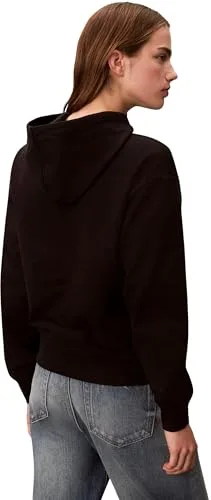 Calvin Klein ▫️ LS Monologo French Terry Po Hood Lv047e221g Outras camisas para mulher (conjunto de 1) 2