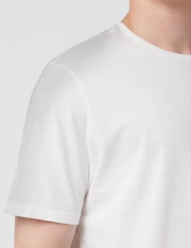 Calvin Klein ▫️ Camisola de gola redonda SS Micro Logo Lv04lc255g para homem 5
