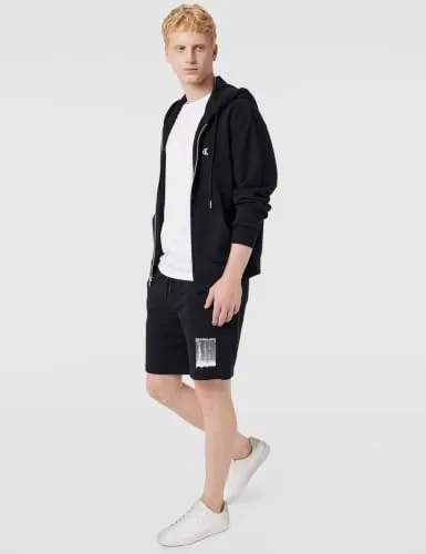 Calvin Klein ▫️ Camisola de gola redonda SS Micro Logo Lv04lc255g para homem 6
