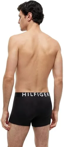 Tommy Hilfiger ▫️ Cuecas boxer, embalagem de 3 peças para homem, com logótipo na cintura 3