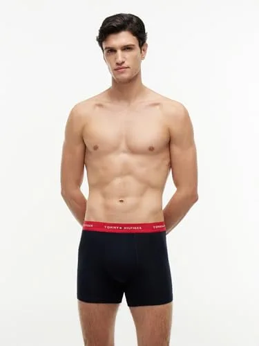 Tommy Hilfiger ▫️ Cuecas boxer para homem, embalagem de 3 peças, em algodão 2