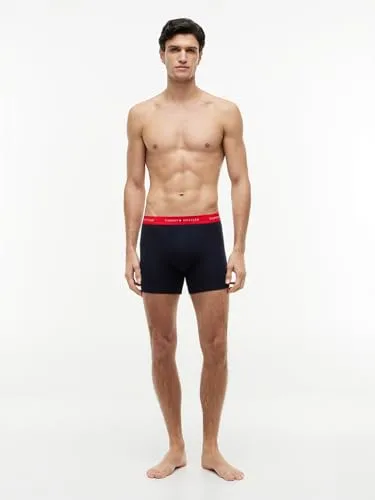 Tommy Hilfiger ▫️ Cuecas boxer para homem, embalagem de 3 peças, em algodão 4