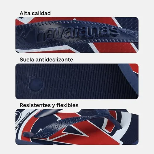 Havaianas ▫️ Top Marvel Logomania Chinelos Unissexo para Adultos 4