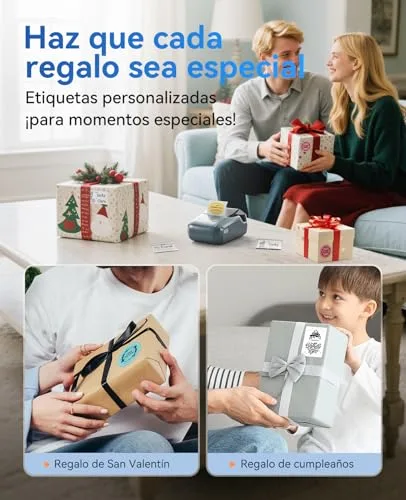 NIIMBOT ▫️ B1 Etiquetadora, Impressora de Etiquetas Autoadesivas (Azul) 4