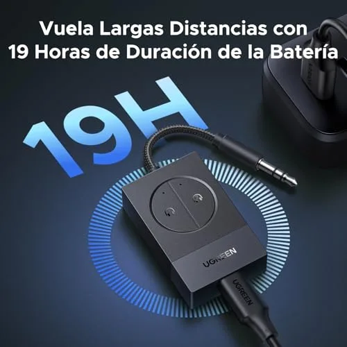 UGREEN ▫️ Transmissor Bluetooth 5.4 para TV com entrada auxiliar de 3,5 mm – Emissor Bluetooth com conector jack 5