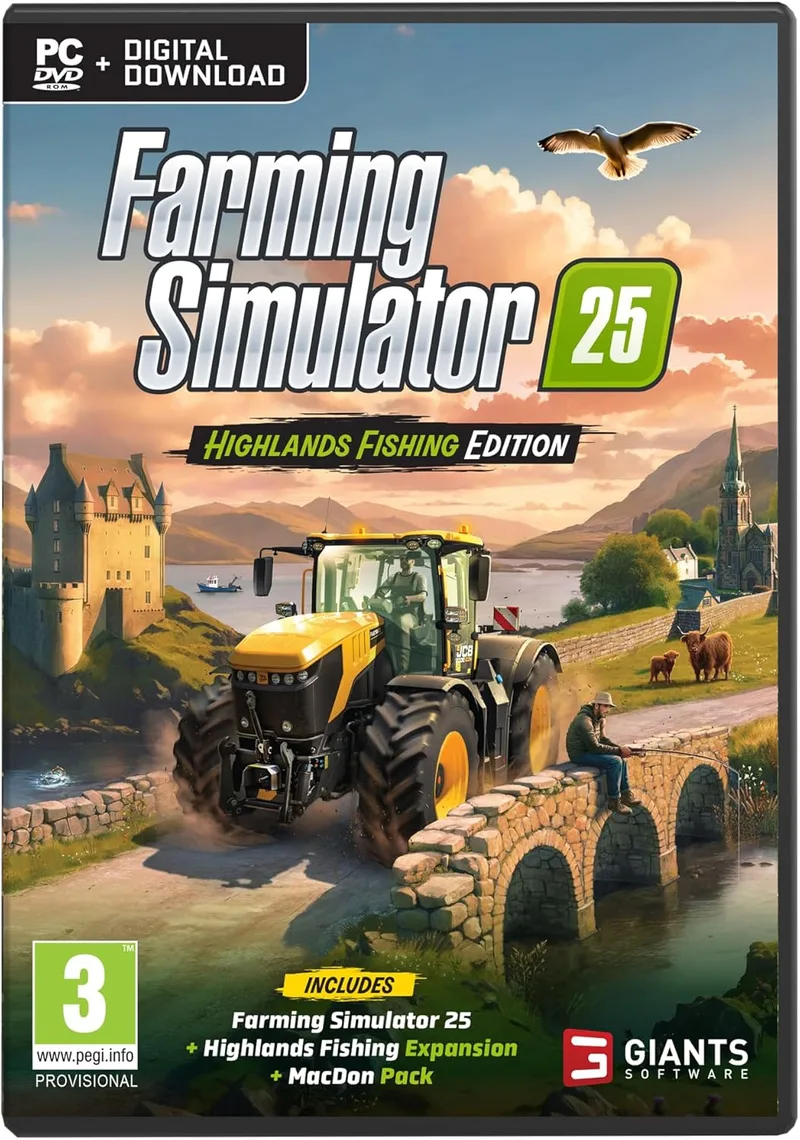 GIANTS Software GmbH ▫️ Farming Simulator 25 Edição Pesca nas Terras Altas - PC