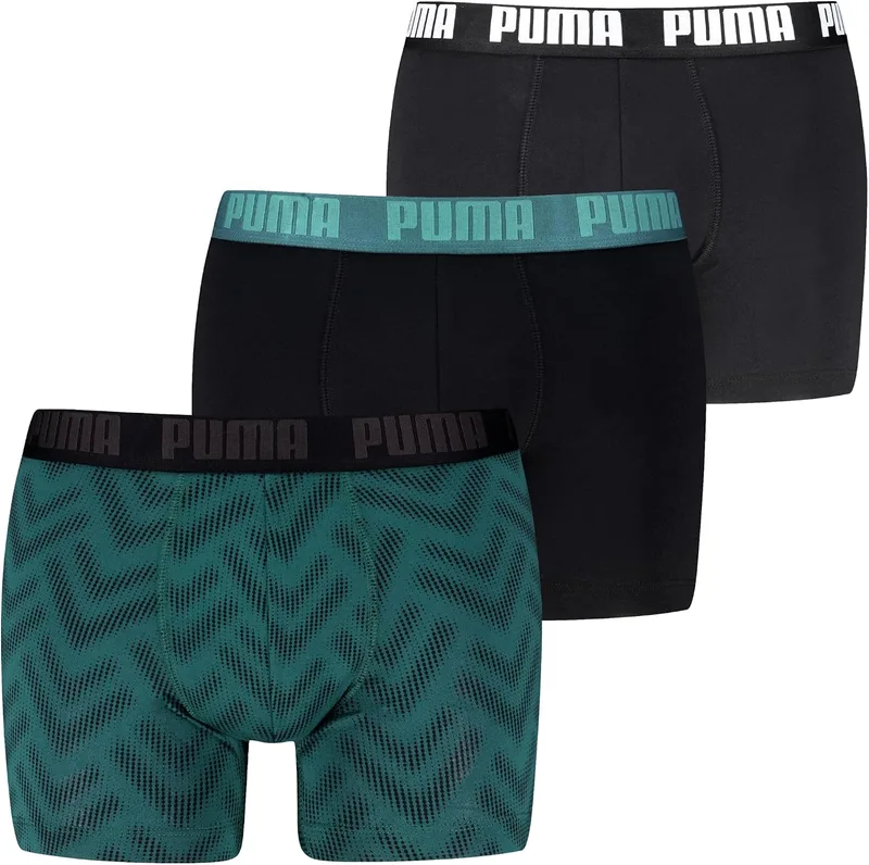 PUMA ▫️ Boxers estampados (conjunto de 3) para homem