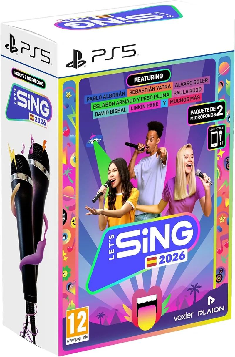 Plaion ▫️ Let's Sing 2026 ESP V.+2 Mics PS5 ESP