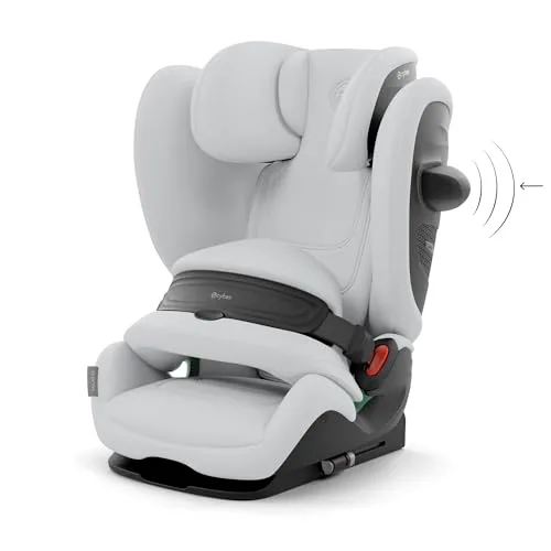 Cybex ▫️ Cadeira auto infantil Gold Pallas G3 i-Size, 76-150 cm, desde os 15 meses até aos 12 anos (aprox. 9 a 50 kg), Fog Grey 3