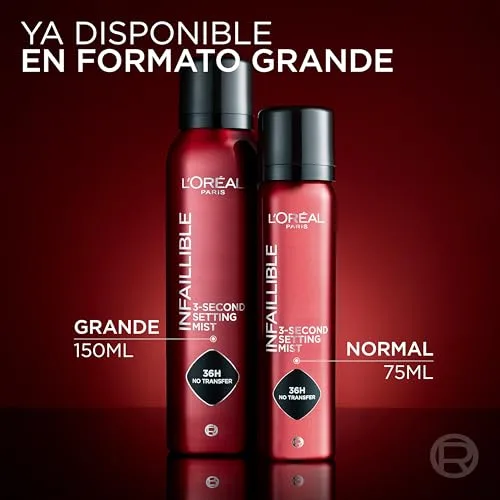 L'Oreal Paris ▫️ L'Oréal Paris Infaillible Spray Fixador de Maquilhagem 3 Segundos, 150 ml 6