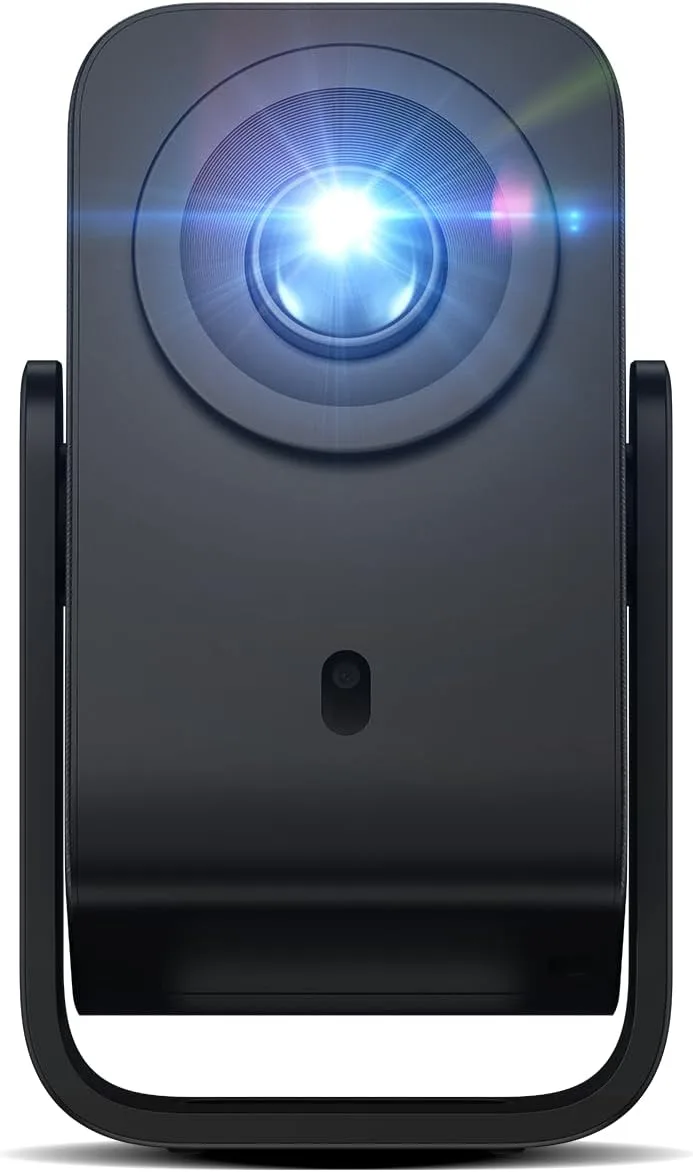 TCL ▫️ Projetor portátil 4K compatível com C1, [GoogleTV/Netflix/Disney Intégrées] Mini projetor Full HD, focagem automática e trave, Dolby 8W, WiFi, Bluetooth, ajustável a 285° para cinema em casa, sala