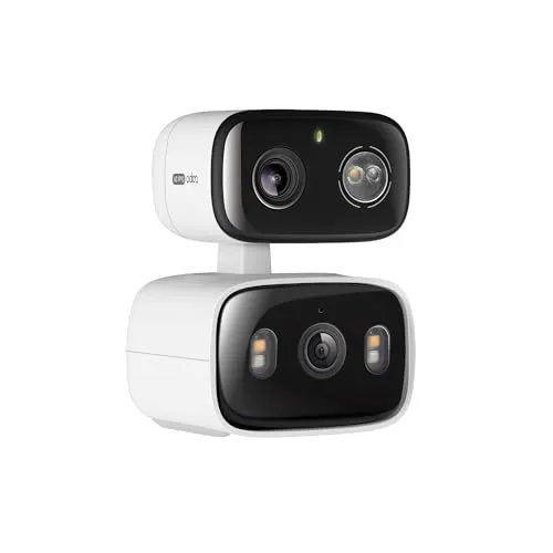 Tapo ▫️ C246D - Câmara de vigilância interior/exterior de 360º, lente dupla 2K 2