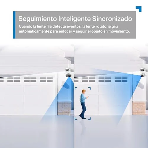 Tapo ▫️ C246D - Câmara de vigilância interior/exterior de 360º, lente dupla 2K 5