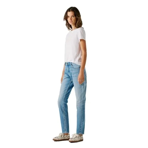 Pepe Jeans ▫️ Calças de ganga justas HW Violet - Calças de ganga para mulher 7