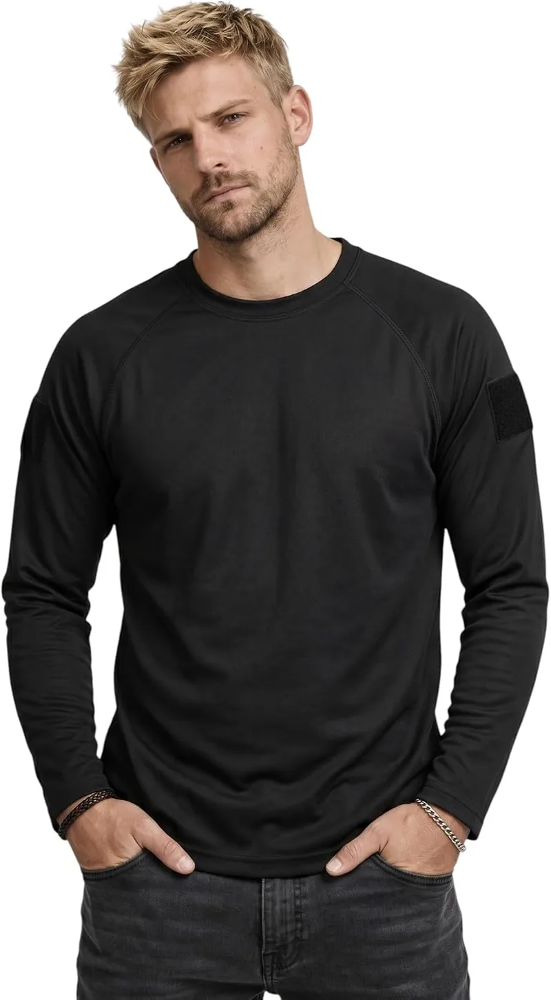 Brandit ▫️ Camiseta de manga comprida Quick Dry para homem