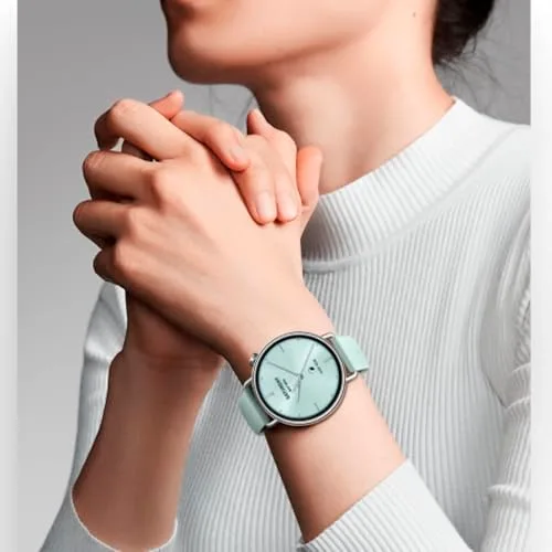 XIAOMI ▫️ Watch S4 41 mm, relógio inteligente, diâmetro de 41 mm, corpo ultraleve de 32 g, previsão do ciclo menstrual, mais de 150 modos desportivos, funções de segurança, HyperOS 3, bracelete em borracha fluorada (verde) 5