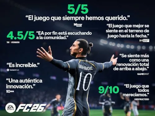 Electronic Arts ▫️ EA SPORTS FC 26 Edição Standard para Switch 2 | Cartucho | Jogos de vídeo | Espanhol 4