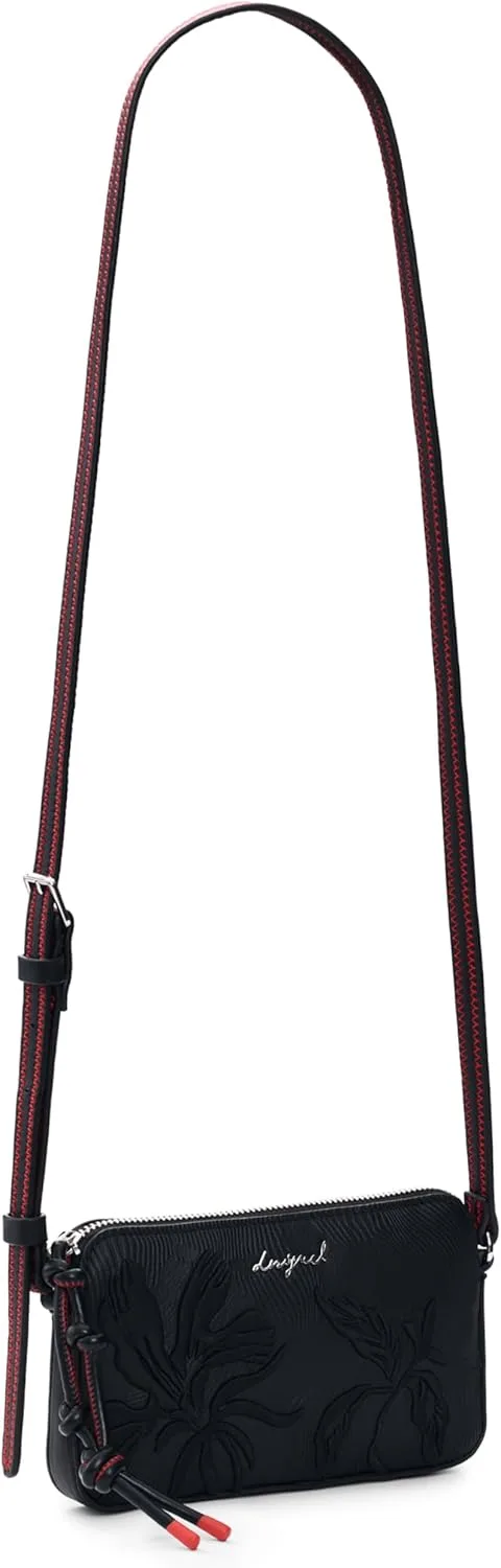 Desigual ▫️ Mala a tiracolo Mirenis Julia Crossbody Bag Black, preta