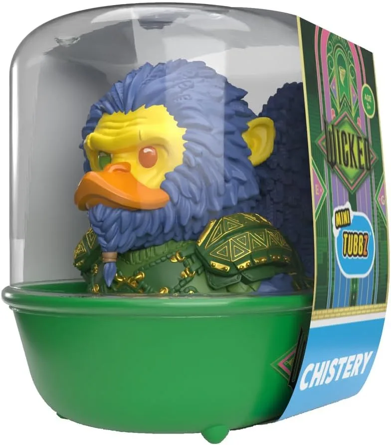 TUBBZ ▫️ Mini: Wicked For Good - Chistery Flying Monkey: Mini-figura colecionável de um pato de borracha fantasiado