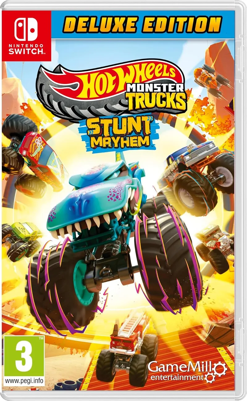 Game Mill ▫️ Hot Wheels Monster Trucks: Stunt Mayhem™ Deluxe Edition - Nintendo Switch