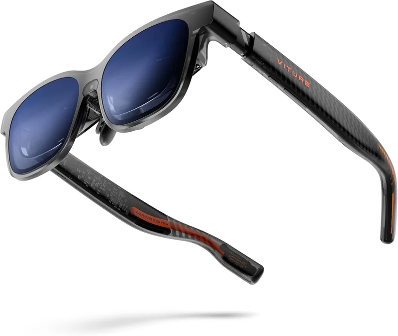 VITURE ▫️ Óculos Luma Pro XR - Óculos ultra nítidos de 152" 1200p 120Hz, 52° FOV, película electrocrómica, áudio Harman, ajuste de brilho, para iPhone 17/16/15, Android, Mac, PC, Steam Deck, Steam Deck, Switch 2-Regular