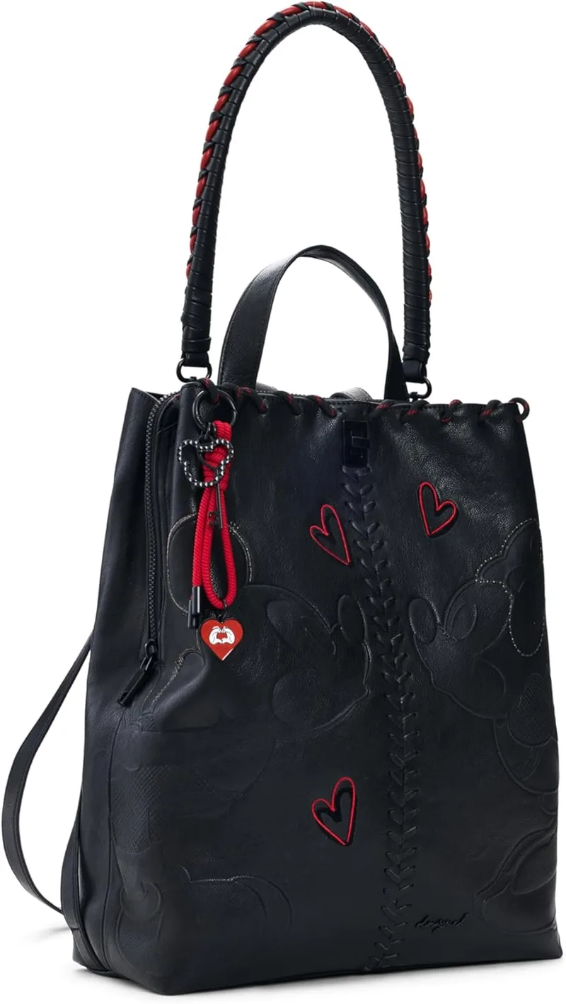 Desigual ▫️ Mochila de lazer All Mickey Sumy Mini Backpack Black, preta