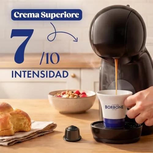 Caffè Borbone ▫️ Crema Superiore - 64 cápsulas de café - Intenso e requintado - Compatíveis com as máquinas de café da marca Nescafé®* Dolce Gusto®* 2