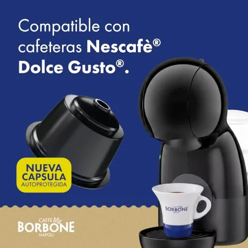 Caffè Borbone ▫️ Crema Superiore - 64 cápsulas de café - Intenso e requintado - Compatíveis com as máquinas de café da marca Nescafé®* Dolce Gusto®* 6