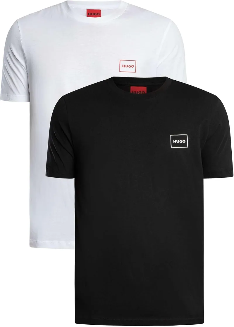 HUGO ▫️ Camiseta em embalagem dupla (pacote de 2) para homem