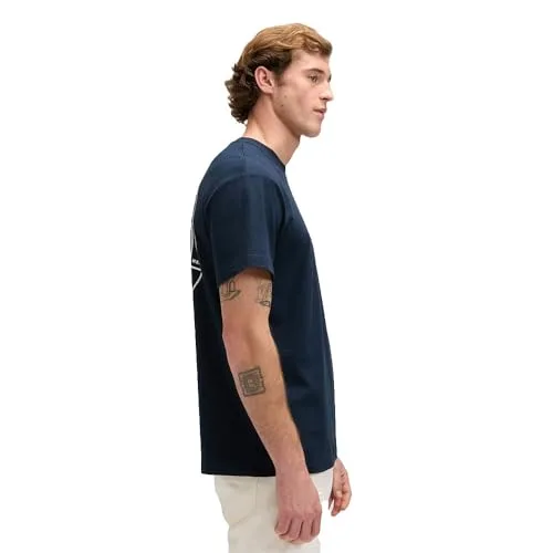Lee ▫️ T-shirt para homem - Corte regular - T-shirt com estampado - Branco brilhante 6