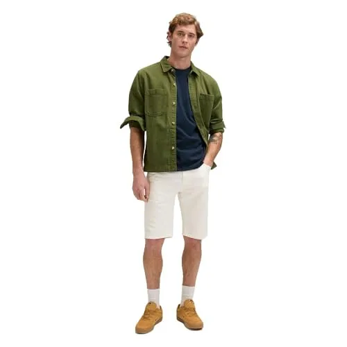 Lee ▫️ T-shirt para homem - Corte regular - T-shirt com estampado - Branco brilhante 7