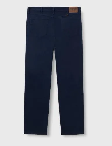Wrangler ▫️ Calças de ganga para homem - Corte regular - Peak Comfort - Cáqui militar 3