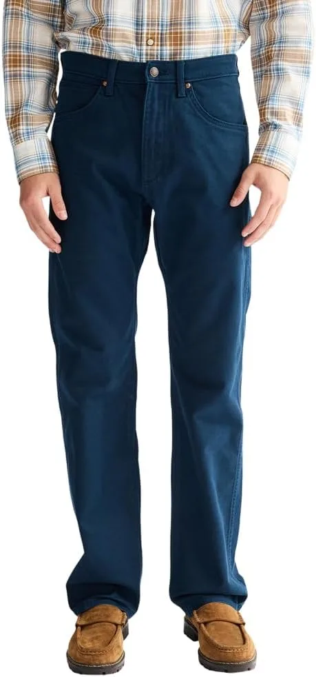 Wrangler ▫️ Calças de ganga para homem - Corte regular - Peak Comfort - Cáqui militar