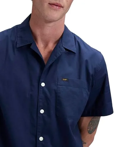 Lee ▫️ Camisa de homem - Corte descontraído - Camisa Resort - Mood Indigo 5