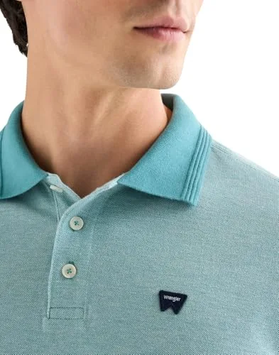Wrangler ▫️ Camisa de homem - Corte regular - Camisa polo «Refined» - Azul-marinho escuro 4