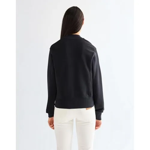 Wrangler ▫️ Camisola de senhora - Corte regular - Camisola Aviator - Cinza médio 2